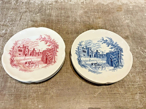 Ancien assiette dessert - ancien, 4x