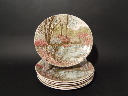 Vintage assiettes ovales en - vintage,
