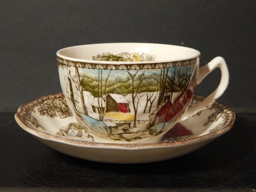 Tasse vintage porcelaine - en,